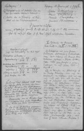 Billingsbach: Pfarrbericht 1926