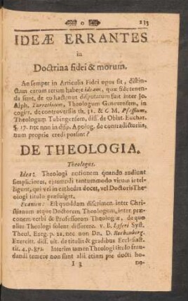 De Theologia