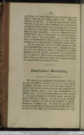 Funfzehnte Vorlesung