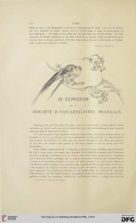14: 10e exposition de la Société d'Aquarellistes français