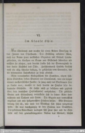 VI. Im Staate Ohio