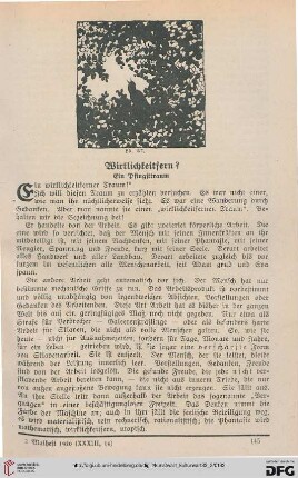 33: Wirklichkeitfern? : ein Pfingsttraum