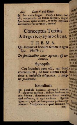 622-638, Conceptus Tertius Symbolico-Allegoricus. - Conceptus Quartus AEnigmatico-Suspensivus.