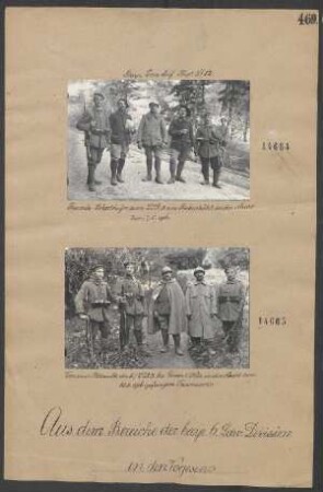 Französ. Überläufer zum LIR 3 am Rabenbühl in der Nacht zum 07.05.1916