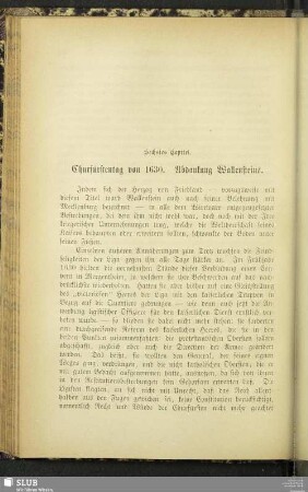 Sechstes Capitel. Churfürstentag von 1630. Abdankung Wallensteins