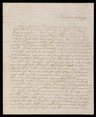 Briefe von Christian von Hardenberg-Reventlow an Johannes Riepenhausen, Mailand [u.a.], 1821 - 1850
