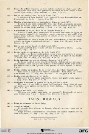 Tapis-Rideaux (Nr. 141-142)