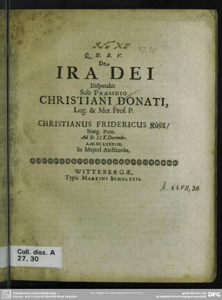 De ira dei