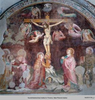 Kreuzigung Christi mit dem Heiligen Franziskus
