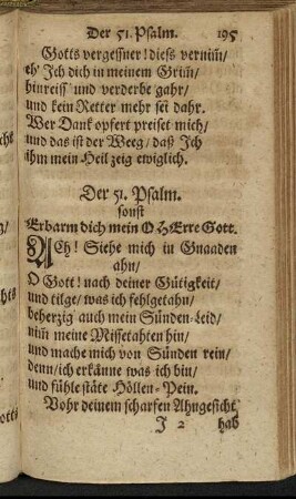 Der 51. Psalm. - Der 60. Psalm.