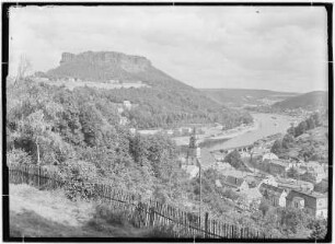 Stadt Königstein mit Lilienstein