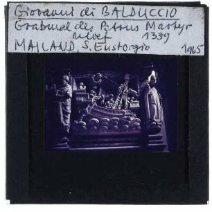 Balduccio, Grabmal des Petrus' Martyrium