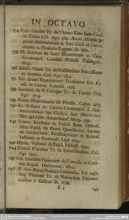 [Libri] In Octavo