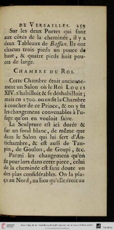 Chambre du Roi