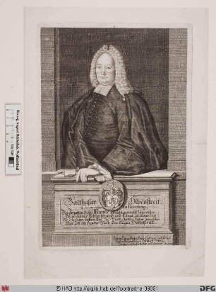 Bildnis Balthasar Hebenstreit