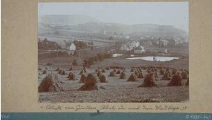 Blick auf Burgk (später Freital-Burgk) und dem Windberg