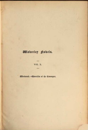The Waverley novels, 10