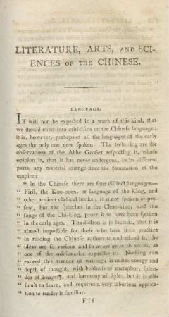 [IX.] Literature, arts, and sciences of the Chinese