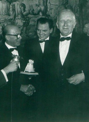 IFF 1955. Dr. Alfred Bauer und Joachim Tiburtius