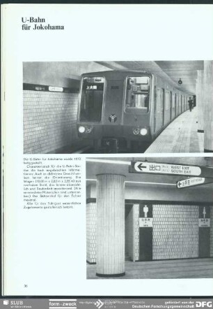 U-Bahn für Jokohama