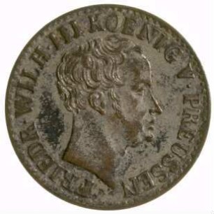 Münze, 1/2 Silbergroschen, 1837