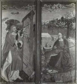 Einhornjagd, Allegorie auf die Verkündigung