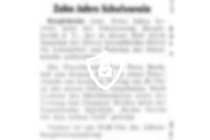 Zehn Jahre Schulverein