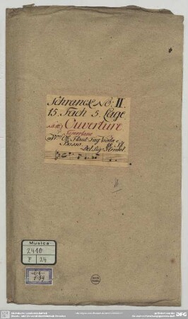 Tamerlano. Excerpts - Mus.2410-F-24 : strings, bc, woodwinds; HWV 18