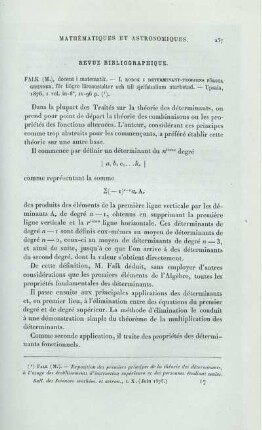 Revue Bibliographique