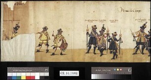 Aufzug des am 30. Juni 1613 gehaltenen Fußtourniers (Teil 3)