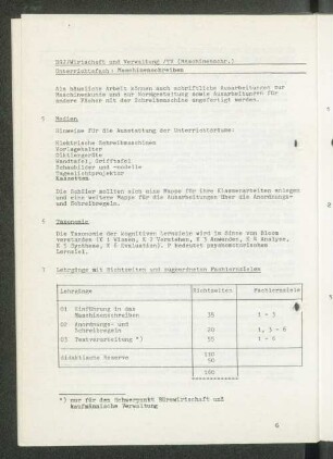 6 Taxonomie
