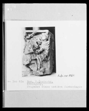 Fragment eines Sarkophags