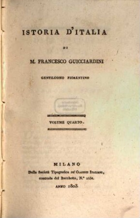 Istoria d'Italia, 4