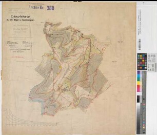 Herscheid (Herscheid), Flurbereinigung Holte, Wege- und Gewässerplan