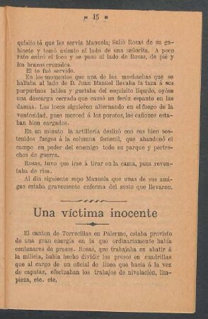 Una víctima inocente