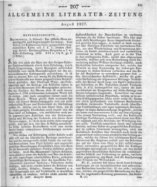 Zinken, J. C. L.: Der oestliche Harz mineralogisch und bergmännisch betrachtet. Eine Skizze und Erläuterung seiner geognostisch bergmännischen Karte. Braunchweig: Schenk 1826