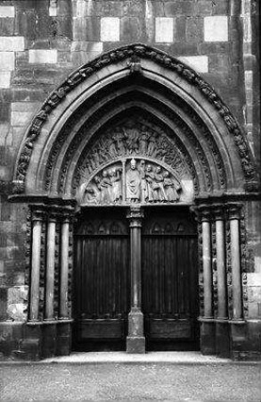 Colmar: Südportal des Martinsmünsters, Nikolaus-Portal