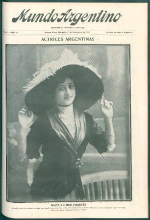 Actrices argentinas [Fotografía] : María Esther Podesta