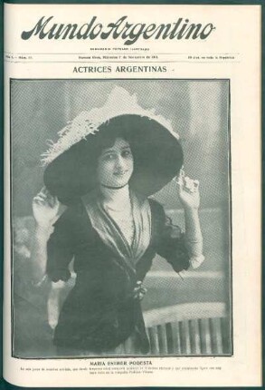 Actrices argentinas [Fotografía] : María Esther Podesta