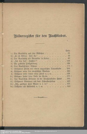 Bilderregister für den Buchbinder