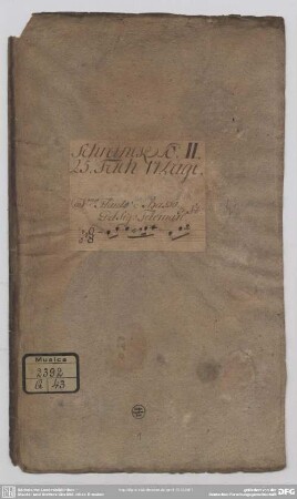 Quartets - Mus.2392-Q-43 : fl, vl, vlc, bc - g; TWV 43:g 1