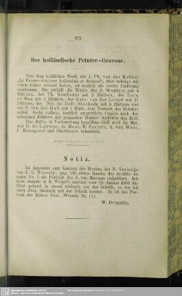 Der holländische Peintre-Graveur
