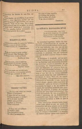 La señorita Magdalena Rívas