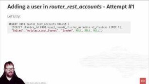 MySQL Router: REST API