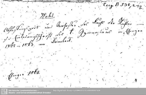 Exegesis B 0530,2