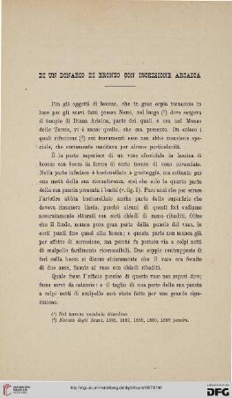 35: Di un donario di bronzo con iscrizione arcaica