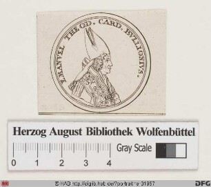 Bildnis Emmanuel-Théodose de La Tour d'Auvergne, cardinal de Bouillon