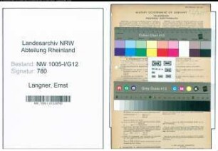 Entnazifizierung Ernst Langner , geb. 11.05.1896 (Beamter)