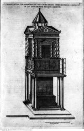 Basilicae S. Mariae Maioris de urbe a Liberio papa I usque ad Paulum V. Pont. Max., Taf. 87: Rom, S. Maria Maggiore, Altarziborium