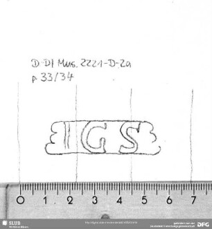 W-Dl-019 Wappen Kursachsen / "IGS" 1